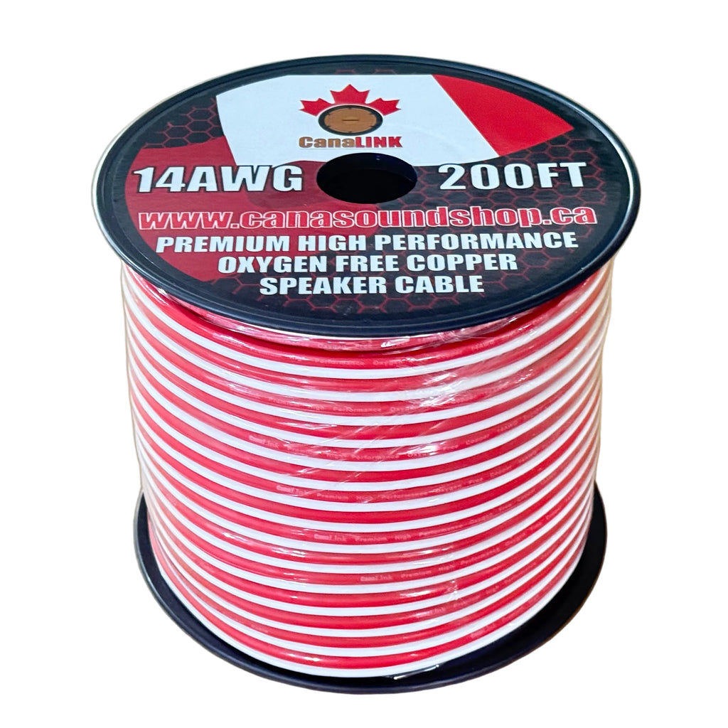 14AWG OFC Speaker Wire 200ft Rolls