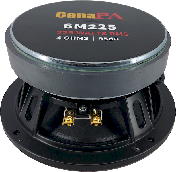 CanaPA 6M225 6.5" 225W RMS Midrange Speakers