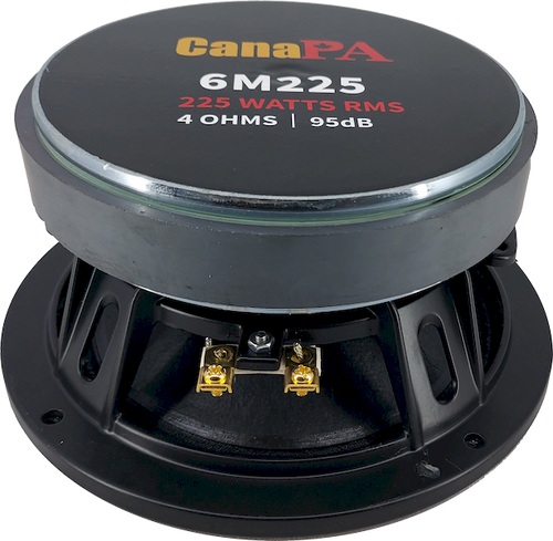 CanaPA 6M225 6.5" 225W RMS Midrange Speakers