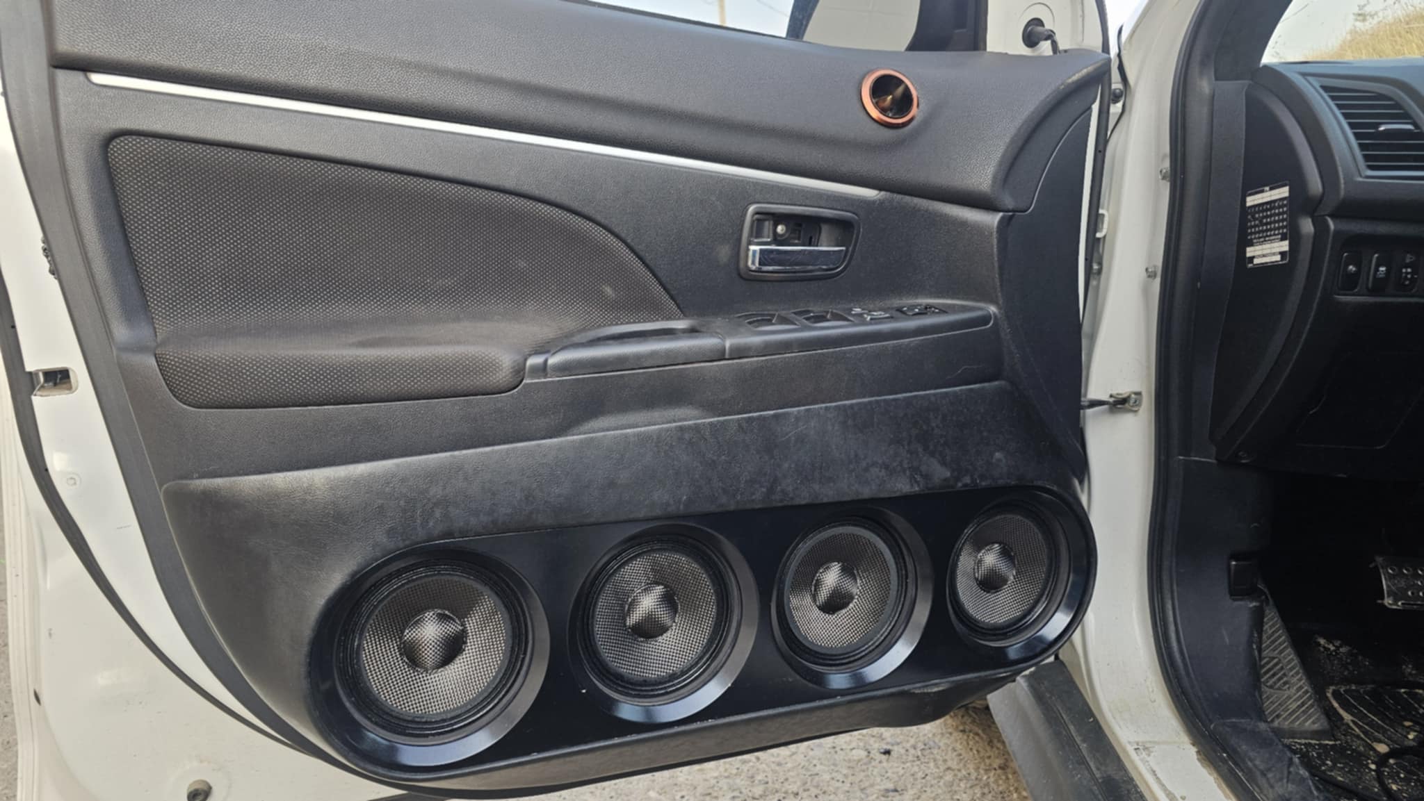 CanaPA 6SM100CF 6.5" Shallow Mount 100W RMS Carbon Fiber Speaker