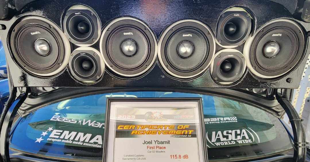 CanaPA 6M225 6.5" 225W RMS Midrange Speakers