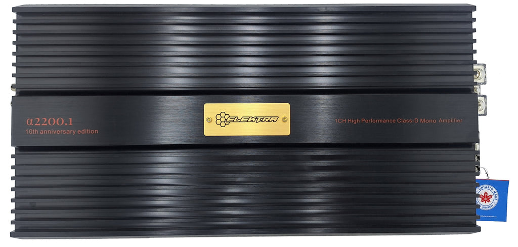 Elektra Mobile Audio a2200.1 Bass Mono Amplifier