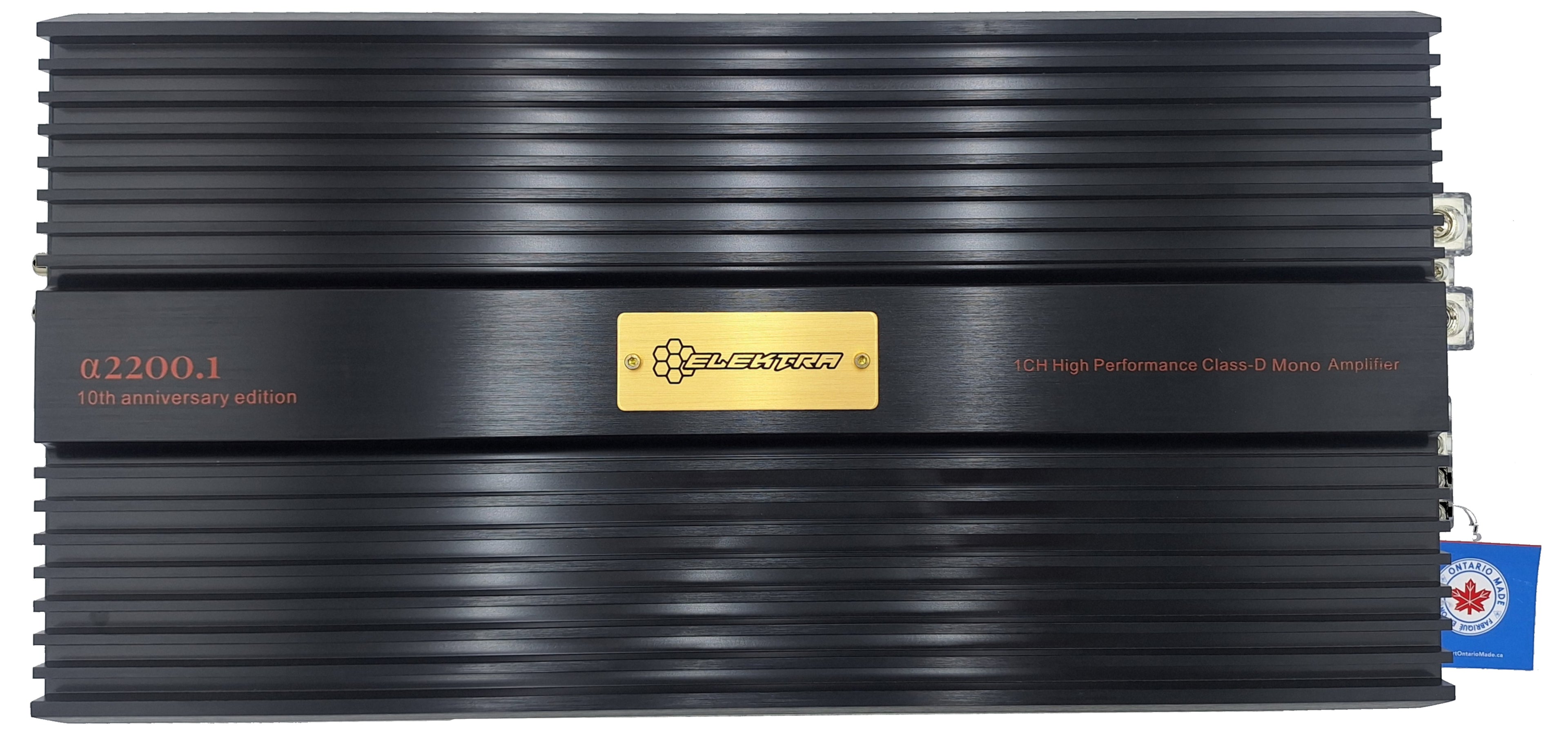 Elektra Mobile Audio a2200.1 Bass Mono Amplifier